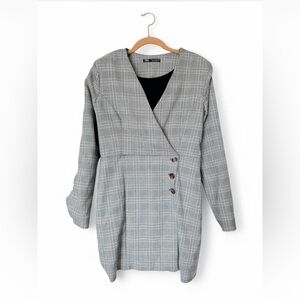 ZARA Plaid Blazer Dress Women’s / Size Large